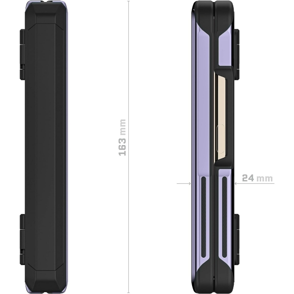 Ghostek ATOMIC Samsung Galaxy Z Fold 5 Darbeye Dayankl Klf-Purple [Limited Edition]