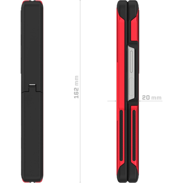 Ghostek ATOMIC  Galaxy Z Fold 6 Darbeye Dayankl Klf-Red