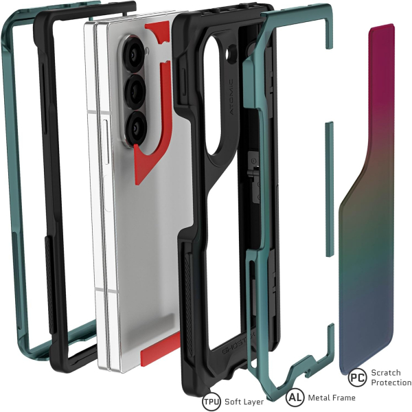 Ghostek ATOMIC  Galaxy Z Fold 6 Darbeye Dayankl Klf-Green