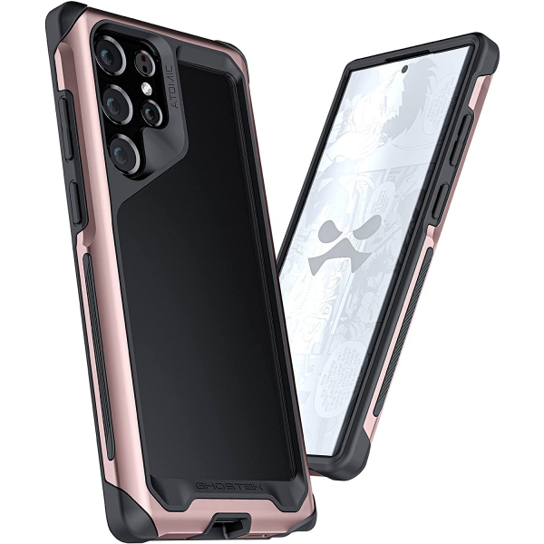 Ghostek ATOMIC Slim Serisi Galaxy S22 Klf (MIL-STD-810G)-Pink