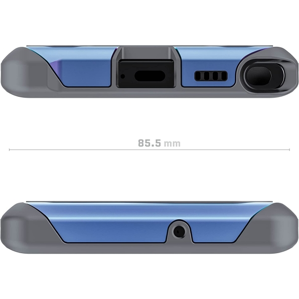 Ghostek ATOMIC Slim Serisi Galaxy S22 Ultra Klf (MIL-STD-810G)-Prismatic