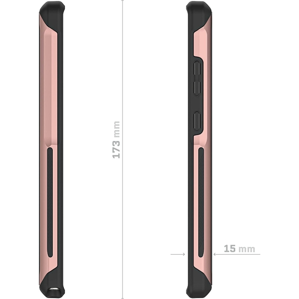 Ghostek ATOMIC Slim Serisi Galaxy S23 Klf (MIL-STD-810G)-Pink