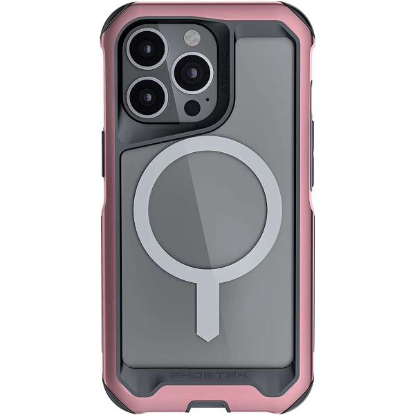 Ghostek Atomic Slim Serisi iPhone 13 Mini Klf (MIL-STD-810G)-Pink