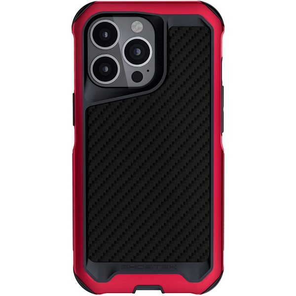 Ghostek Atomic Slim Serisi iPhone 13 Pro Max Klf (MIL-STD-810G)-Carbon Fiber