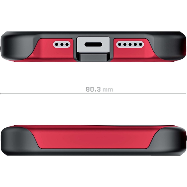 Ghostek Atomic Slim Serisi iPhone 13 Pro Klf (MIL-STD-810G)-Red