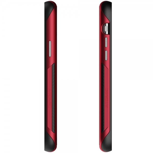 Ghostek Apple iPhone 11 Pro Max Atomic Slim Serisi Klf (MIL-STD-810G)-Red