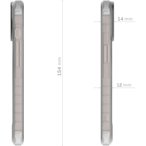 Ghostek Apple iPhone 16e Covert Klf-Clear Matte