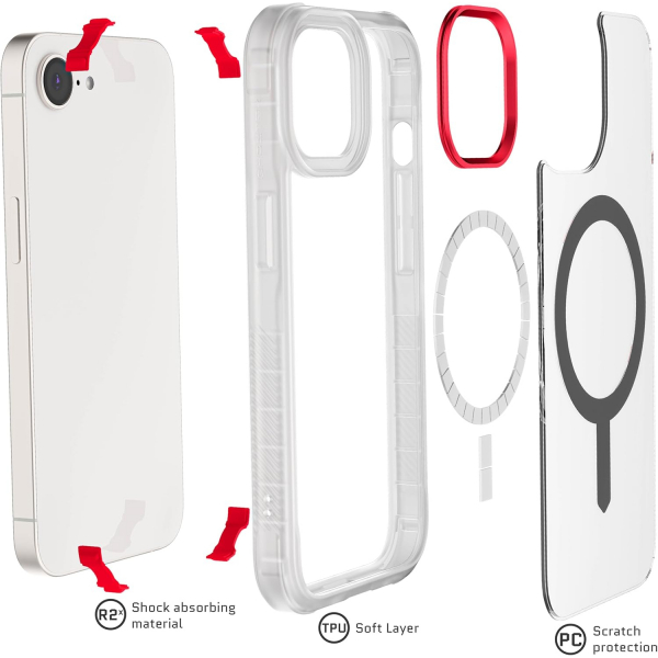 Ghostek Apple iPhone 16e Covert Klf-Clear
