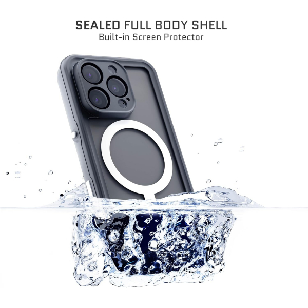 Ghostek Apple iPhone 16 Pro Su Geirmez Slim Klf -Clear