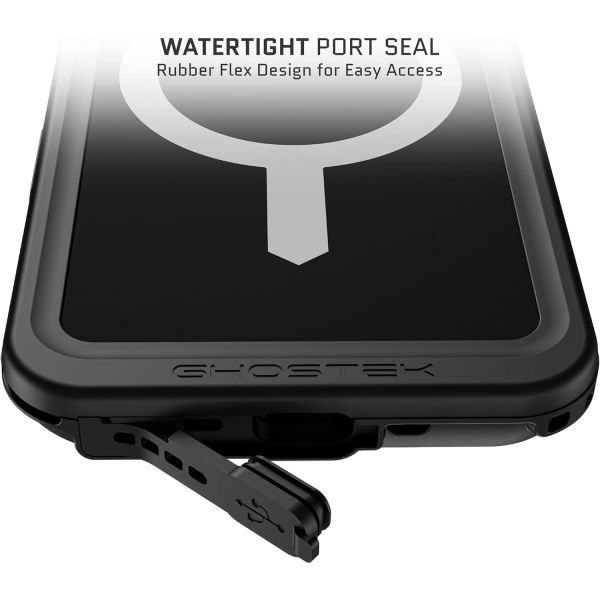 Ghostek Apple iPhone 16 Pro Su Geirmez Slim Klf -Black
