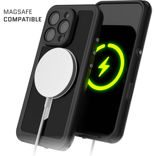 Ghostek Apple iPhone 16 Pro Su Geirmez Slim Klf -Black