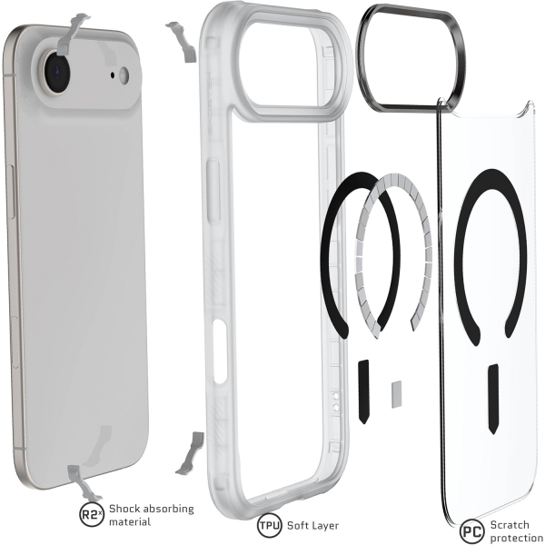 Ghostek Apple iPhone Air Covert Klf-Clear Matte