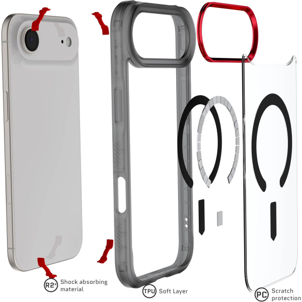 Ghostek Apple iPhone Air Covert Klf-Smoke
