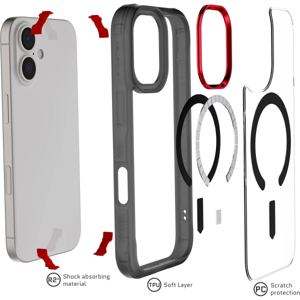 Ghostek Apple iPhone 17 Covert Klf-Smoke