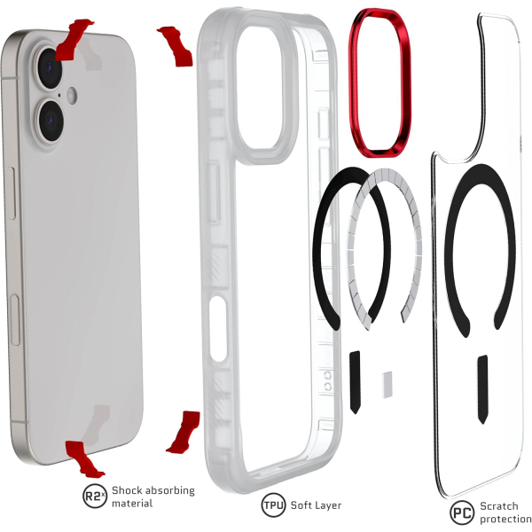Ghostek Apple iPhone 17 Covert Klf-Clear