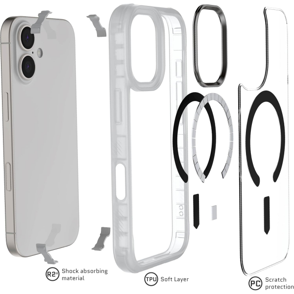 Ghostek Apple iPhone 17 Covert Klf-Clear Matte