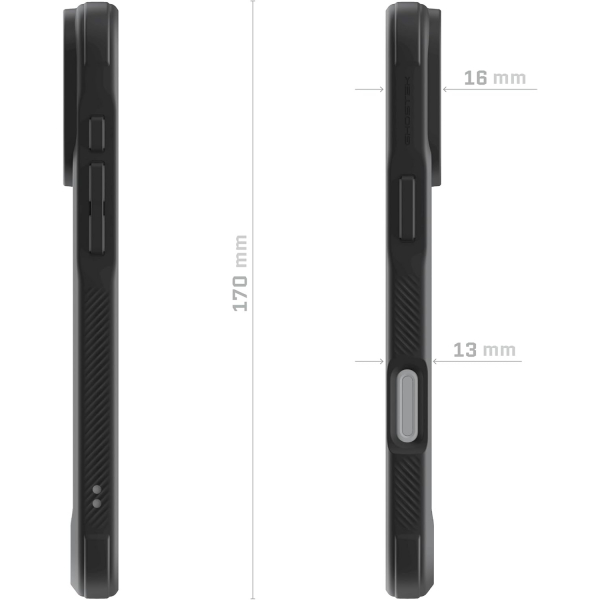 Ghostek Apple iPhone 17 Pro Max Covert Klf-Black