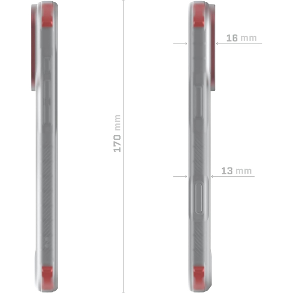 Ghostek Apple iPhone 17 Pro Max Covert Klf-Clear