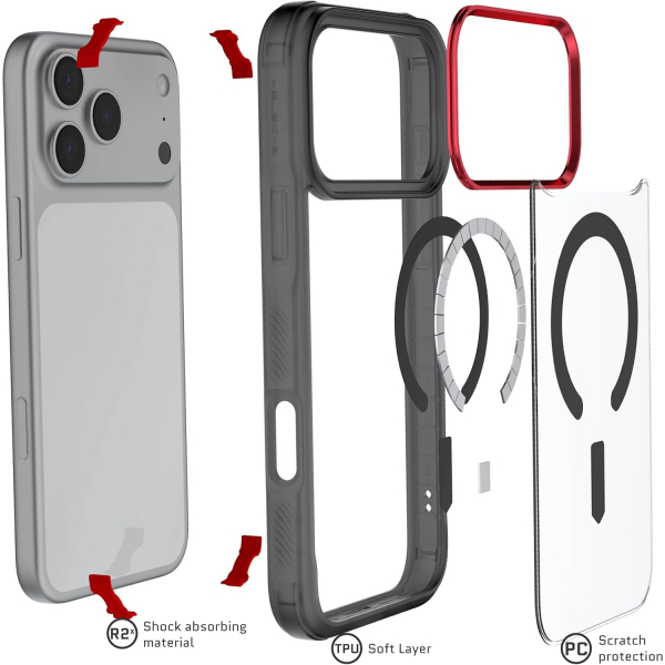 Ghostek Apple iPhone 17 Pro Max Covert Klf-Smoke