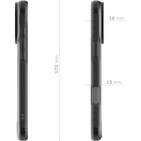 Ghostek Apple iPhone 17 Pro Max Covert Klf-Smoke Matte