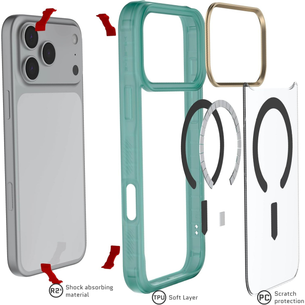 Ghostek Apple iPhone 17 Pro Max Covert Klf-Teal