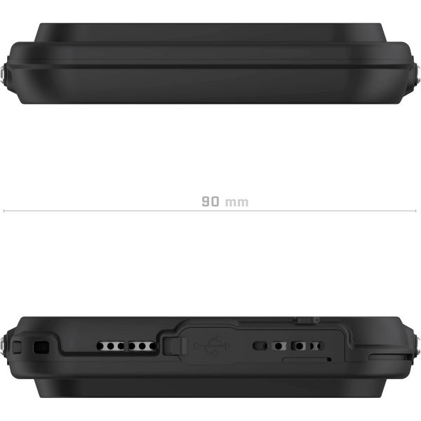 Ghostek Apple iPhone 17 Pro Max Su Geirmez Slim Klf -Black