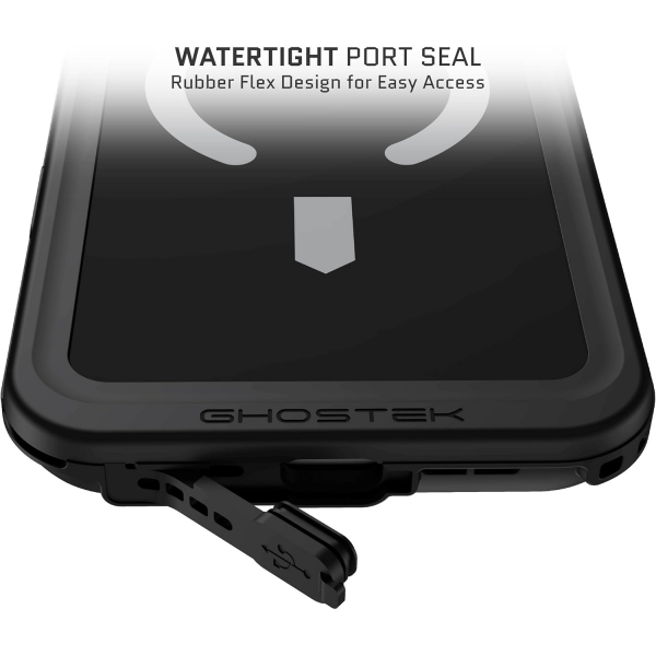 Ghostek Apple iPhone 17 Pro Max Su Geirmez Slim Klf -Black