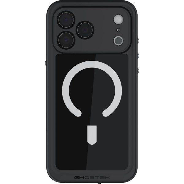 Ghostek Apple iPhone 17 Pro Max Su Geirmez Slim Klf -Black