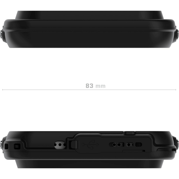 Ghostek Apple iPhone 17 Pro Su Geirmez Slim Klf -Black