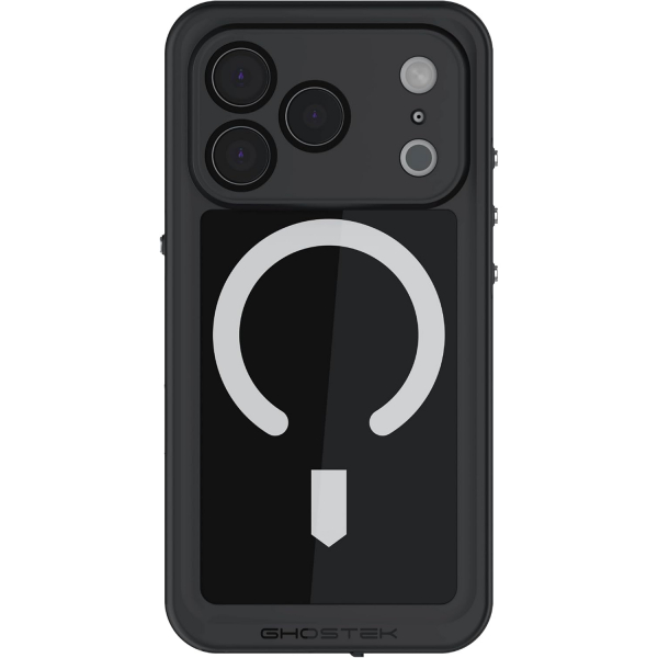 Ghostek Apple iPhone 17 Pro Su Geirmez Slim Klf -Black