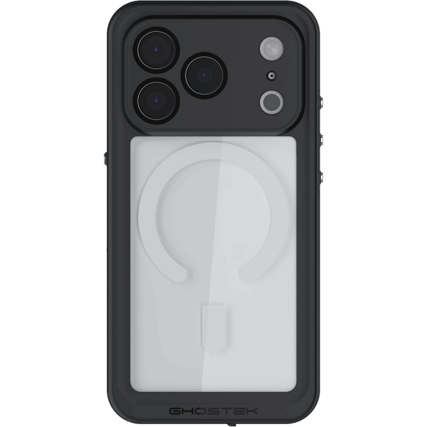 Ghostek Apple iPhone 17 Pro Su Geirmez Slim Klf -Black
