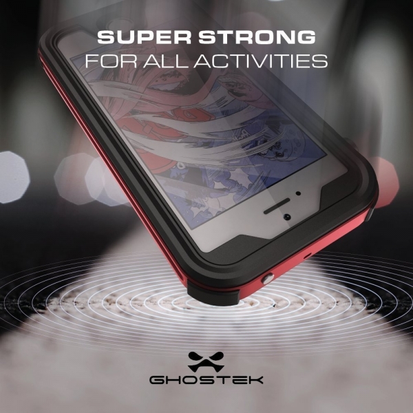 Ghostek Apple iPhone 5/5S/SE Atomic 3 Serisi Su Geirmez Klf-Black