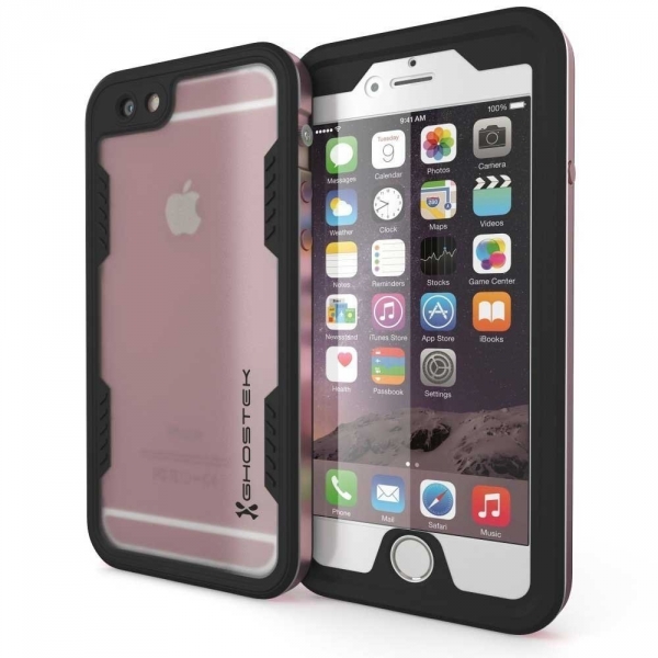 Ghostek Apple iPhone 6/6S Plus Atomic 2.0 Serisi Su Geirmez Klf-Pink