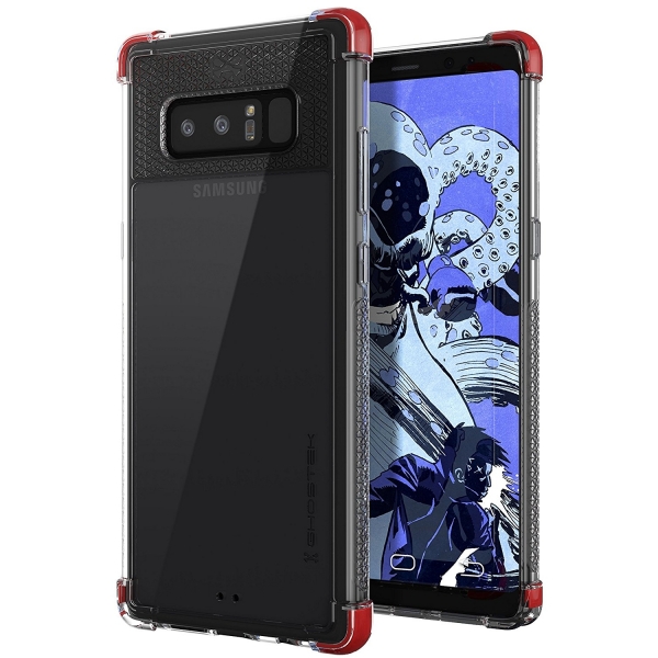 Ghostek Covert 2 Galaxy Note 8 effaf Klf (MIL-STD-810G)-Red