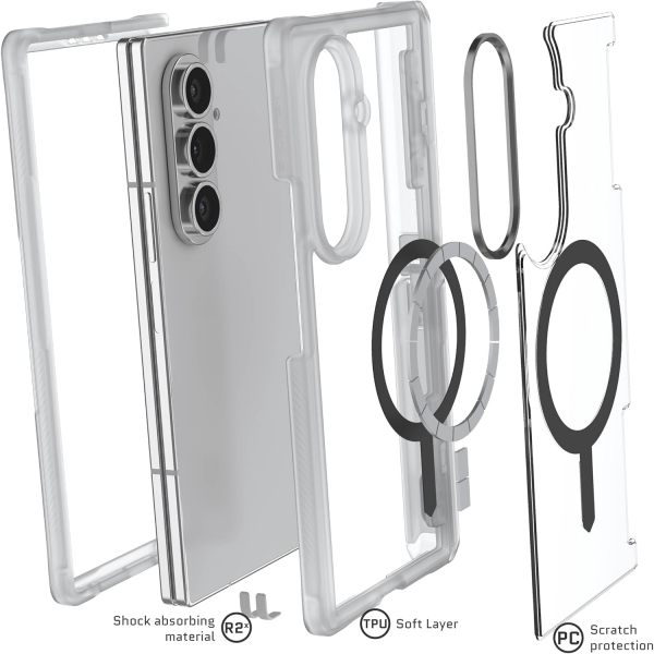 Ghostek Samsung Galaxy Z Fold 7 Covert Klf-Clear Matte