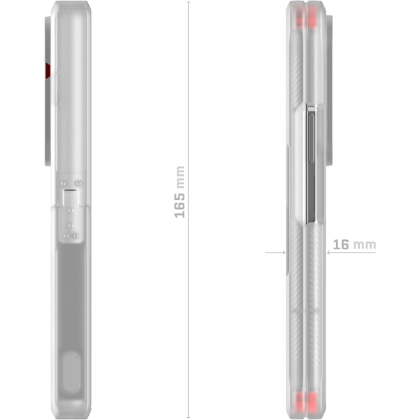 Ghostek Samsung Galaxy Z Fold 7 Covert Klf-Clear