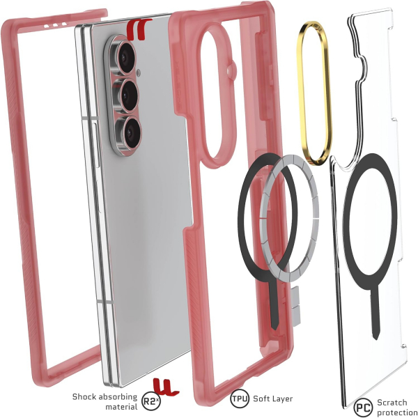 Ghostek Samsung Galaxy Z Fold 7 Covert Klf-Pink