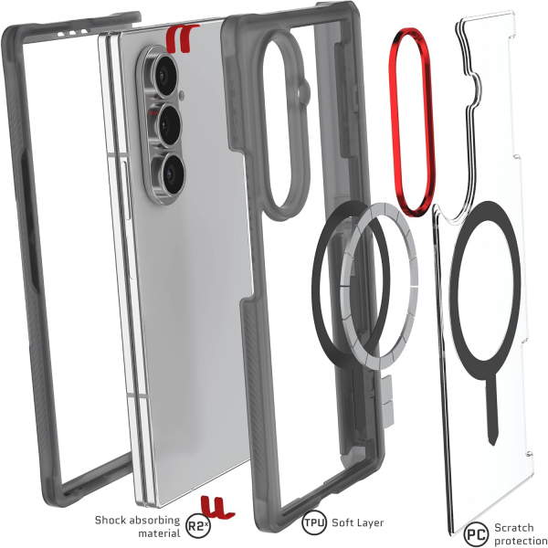Ghostek Samsung Galaxy Z Fold 7 Covert Klf-Smoke