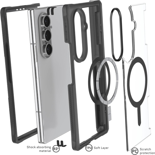 Ghostek Samsung Galaxy Z Fold 7 Covert Klf-Smoke Matte