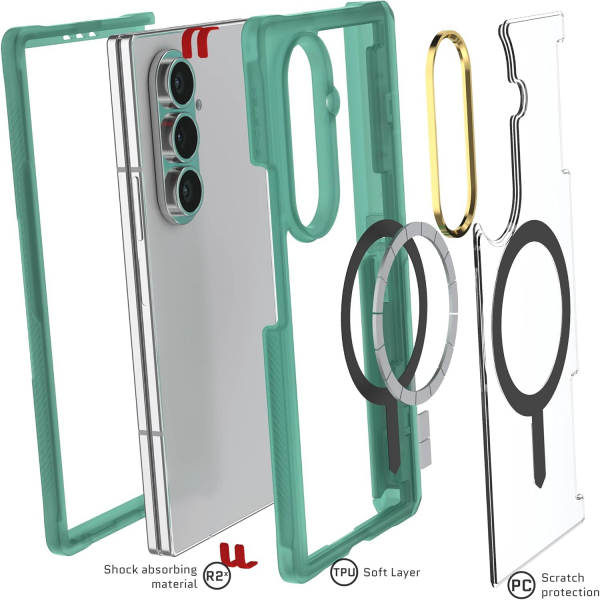 Ghostek Samsung Galaxy Z Fold 7 Covert Klf-Teal