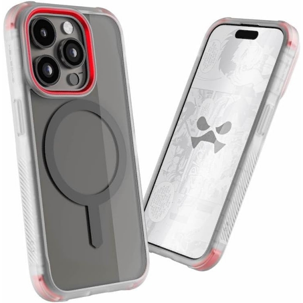 Ghostek Covert Serisi Apple iPhone 15 Pro Klf (MIL-STD-810G)-Clear