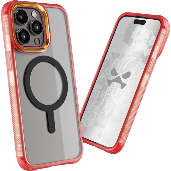 Ghostek Covert Serisi Apple iPhone 15 Pro Max Klf (MIL-STD-810G)-Pink