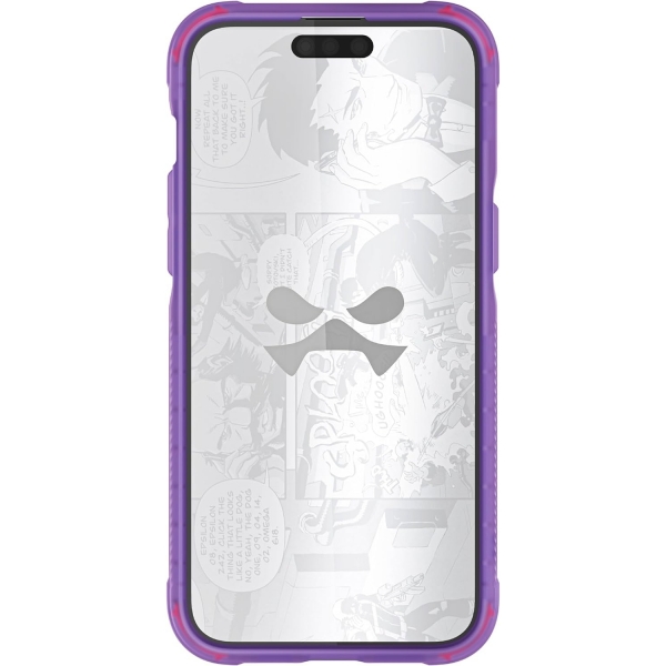 Ghostek Covert Serisi Apple iPhone 15 Pro Max Klf (MIL-STD-810G)-Purple