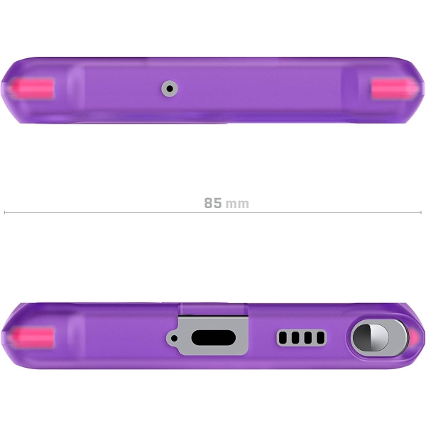 Ghostek Covert Serisi Galaxy S22 Ultra Klf (MIL-STD-810G)-Purple