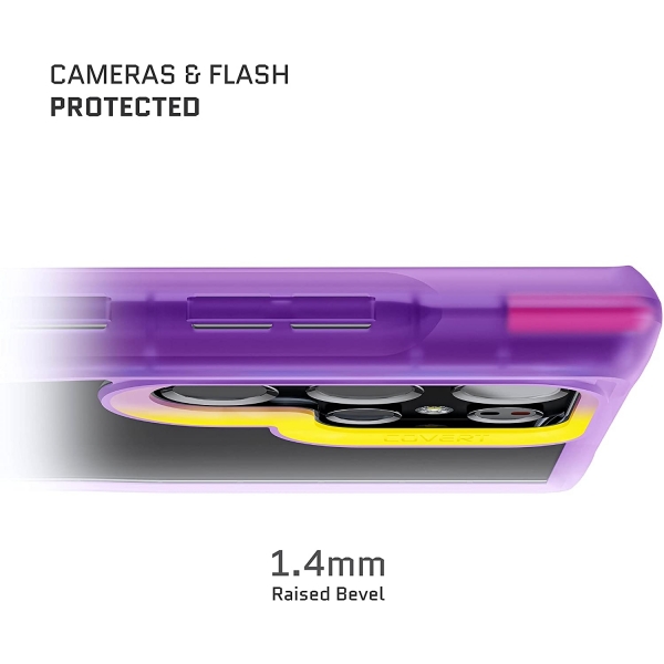 Ghostek Covert Serisi Galaxy S22 Plus Kılıf (MIL-STD-810G)-Purple