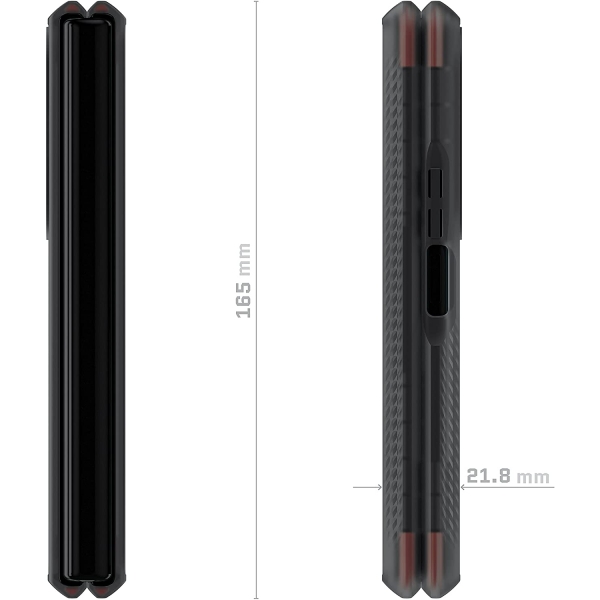 Ghostek Covert Serisi Samsung Galaxy Z Fold 3 Klf-Black