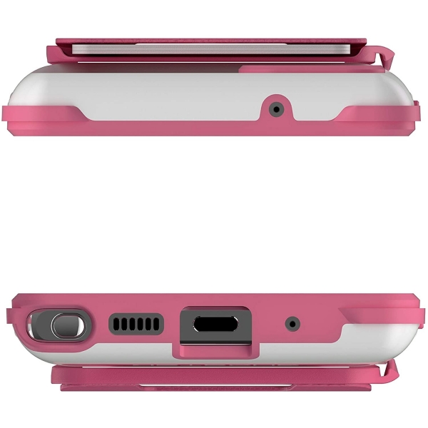Ghostek Galaxy Note 20 Exec Manyetik Czdan Klf (MIL-STD-810G)-Pink