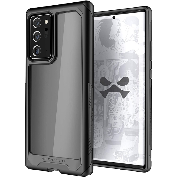 Ghostek Galaxy Note 20 Ultra Atomic Slim Serisi Klf (MIL-STD-810G)-Black