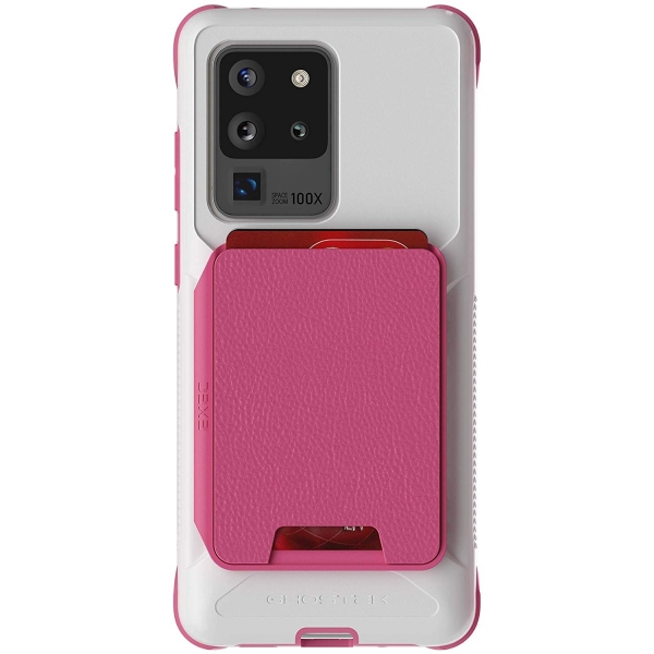 Ghostek Galaxy S20 Ultra Exec Manyetik Czdan Klf (MIL-STD-810G)-Pink