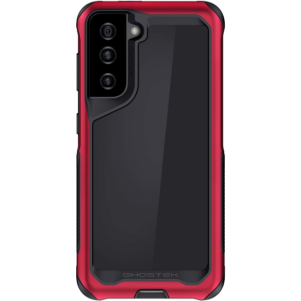 Ghostek Galaxy S21 Ultra Atomic Slim Serisi Klf (MIL-STD-810G)-Red